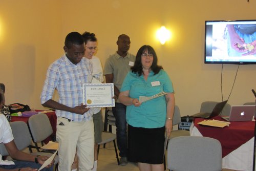 Each NGO and staff received a Certificate from Diane